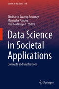 Cover: Data Science in Societal Applications - Springer