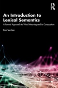 Cover: An Introduction to Lexical Semantics - Routledge