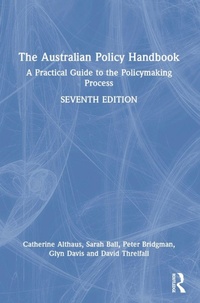 Enlarge image Cover: The Australian Policy Handbook - Routledge