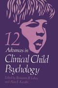 Cover: Advances in Clinical Child Psychology - Springer