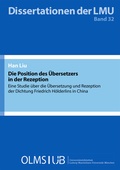 Cover: Die Position des &Uuml;bersetzers in der Rezeption - Georg Olms Verlag
