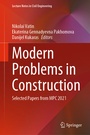 Cover: Modern Problems in Construction - Springer