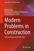 Cover: Modern Problems in Construction - Springer