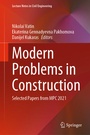 Cover: Modern Problems in Construction - Springer