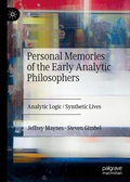 Cover: Personal Memories of the Early Analytic Philosophers - Palgrave Macmillan