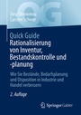 Cover: Quick Guide Rationalisierung von Inventur, Bestandskontrolle und -planung - Springer Gabler