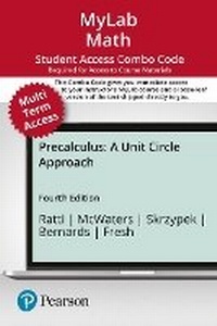 Enlarge image Cover: Mylab Math with Pearson Etext -- 24-Month Combo Access Card -- For Precalculus - Pearson