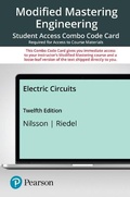 Cover: Modified Mastering Engineering with Pearson Etext -- Combo Access Card -- For Electric Circuits - Pearson
