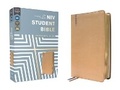 Cover: NIV, Student Bible, Personal Size, Leathersoft, Tan, Comfort Print - Zondervan