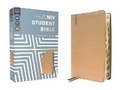 Cover: NIV, Student Bible, Personal Size, Leathersoft, Tan, Thumb Indexed, Comfort Print - Zondervan