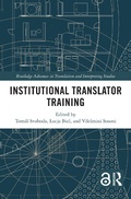 Cover: Institutional Translator Training - Routledge