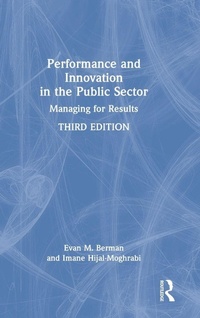 Enlarge image Cover: Performance and Innovation in the Public Sector - Routledge