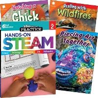 Enlarge image Cover: Learn-at-Home: Hands-On STEAM Bundle Grade 2: 4-Book Set - Teacher Created Materials, Inc