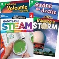 Cover: Learn-at-Home: Hands-On STEAM Bundle Grade 4: 4-Book Set - Teacher Created Materials, Inc
