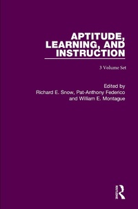 Abbildung von: Aptitude, Learning and Instruction - Routledge