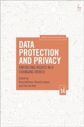 Cover: Data Protection and Privacy, Volume 14 - Hart Publishing