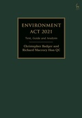 Cover: Environment Act 2021 - Hart Publishing