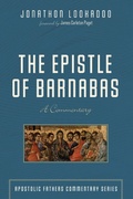 Cover: The Epistle of Barnabas - Wipf & Stock Publishers