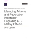 Cover: Managing Adverse and Reportable Information Regarding U.S. Military Officers - RAND Corporation