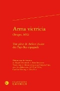 Cover: Arma Victricia - Classiques Garnier