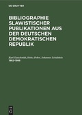 Cover: 1982-1986 - De Gruyter