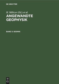 Enlarge image Cover: Seismik - De Gruyter