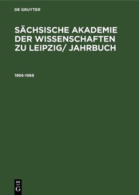 Abbildung von: 1966-1968 - De Gruyter