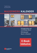 Cover: Mauerwerk-Kalender 2024 - Ernst & Sohn