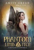 Cover: Phantom Limb: A Gargoyle Shapeshifter Fantasy Adventure (The Fate and Fire Series, #2) - Petrichor Press