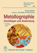 Cover: Metallographie - Borntraeger