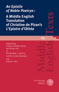 Cover: 'An Epistle of Noble Poetrye:' A Middle English Translation of Christine de Pizan's 'Epistre d'Oth&eacute;a' - Universit&auml;tsverlag Winter