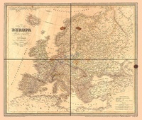 Abbildung von: Historische Karte: Europa 1832 [gerollt] - Verlag Rockstuhl