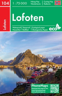 Abbildung von: Lofoten, Wander - Radkarte 1 : 75 000 - Freytag-Berndt und ARTARIA