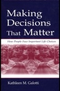 Bild: Making Decisions That Matter - Psychology Press Ltd