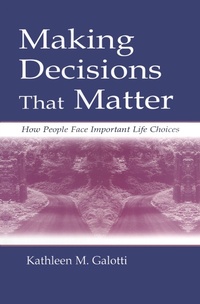 Bild: Making Decisions That Matter - Psychology Press Ltd