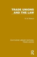 Cover: Trade Unions and the Law - Routledge