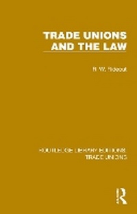 Abbildung von: Trade Unions and the Law - Routledge