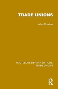 Abbildung von: Trade Unions - Routledge