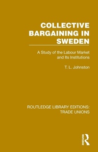 Abbildung von: Collective Bargaining in Sweden - Routledge