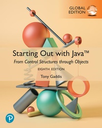 Enlarge image Cover: Starting Out with Java: From Control Structures through Objects, Global Edition - Pearson Education Limited