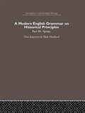 Cover: A Modern English Grammar on Historical Principles - Routledge