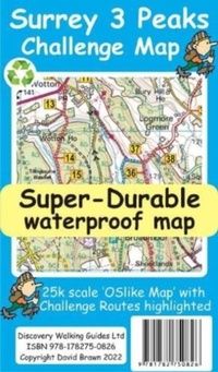 Abbildung von: Surrey 3 Peaks Challenge Map and Guide - Discovery Walking Guides Ltd