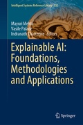 Cover: Explainable AI: Foundations, Methodologies and Applications - Springer