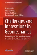Cover: Challenges and Innovations in Geomechanics - Springer