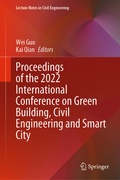 Cover: Proceedings of the 2022 International Conference on Green Building, Civil Engineering and Smart City - Springer