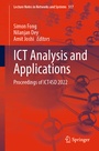Cover: ICT Analysis and Applications - Springer