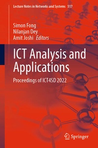 Enlarge image Cover: ICT Analysis and Applications - Springer