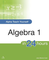 Enlarge image Cover: Alpha Teach Yourself Algebra I in 24 Hours - DK