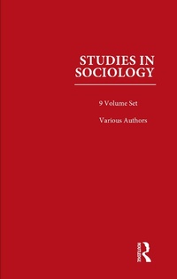 Abbildung von: Studies in Sociology - Routledge