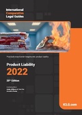 Cover: International Comparative Legal Guide - Product Liability 2022 - Global Legal Group Ltd